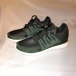 Adidas Men's Tubular Radial olive shadow green crystal white AQ6724